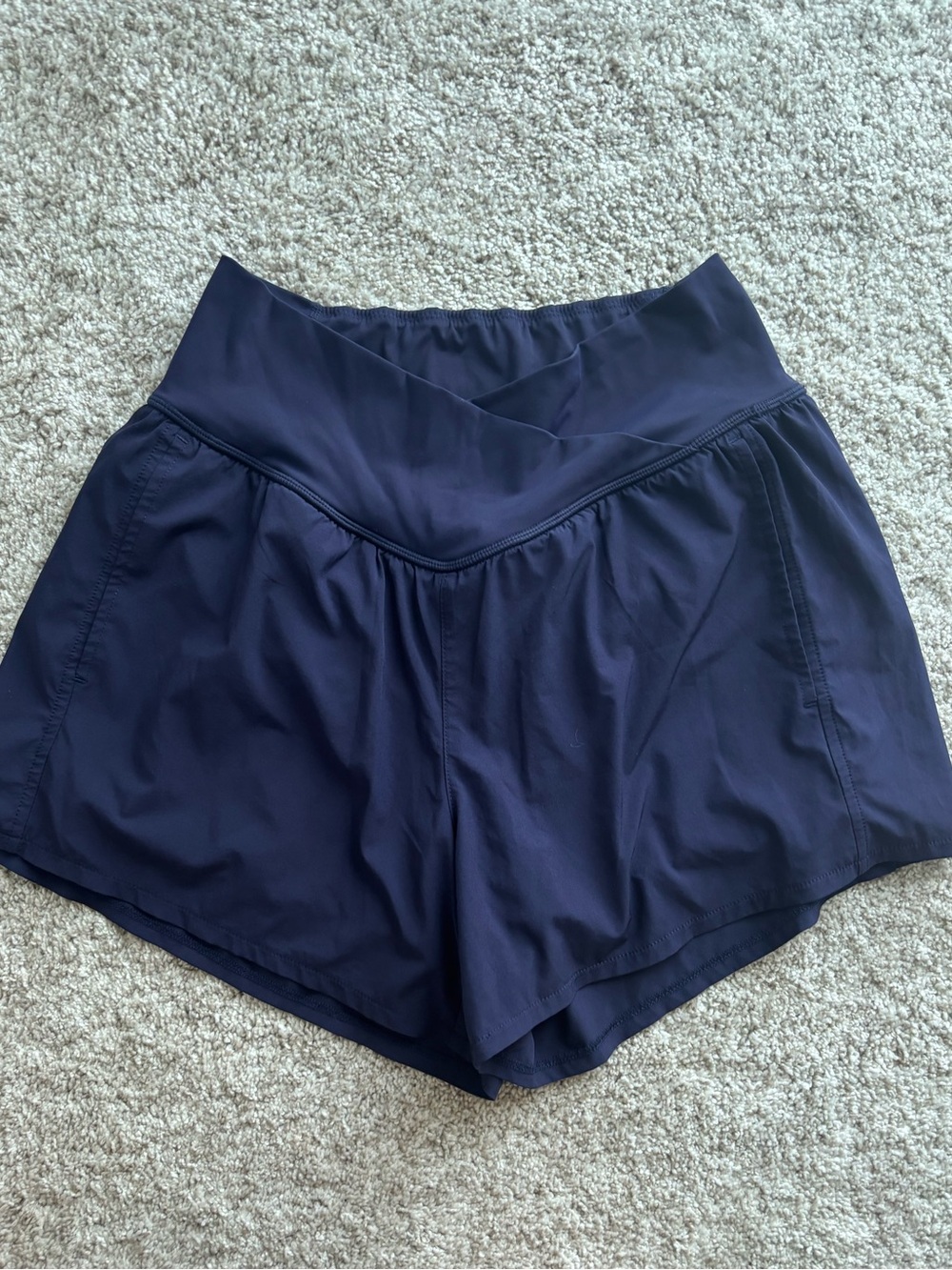 HALARA Athletic Shorts Set in Navy and Teal - Picture 3 of 7